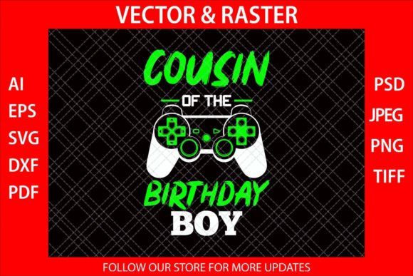Cousin of the Birthday Boy Up Funny SVG Review