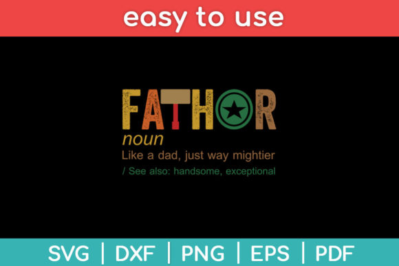 Fathor Definition Like a Dad Funny Svg Graphics and Crafts Review