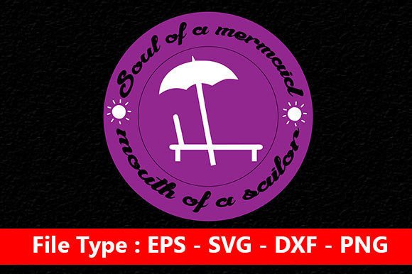 Funny Svg Design, Soul of a Mermaid, Mou in Graphics and Crafts