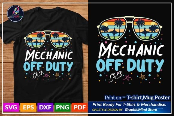 Mechanic of Duty Funny Svg Tshirt Graphics for Crafts