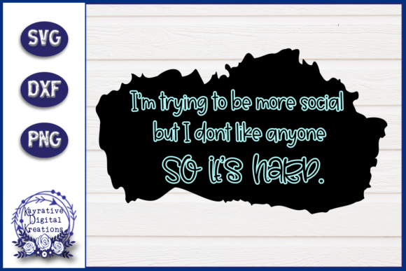 Trying to Be More Social SVG - Funny SVG Review
